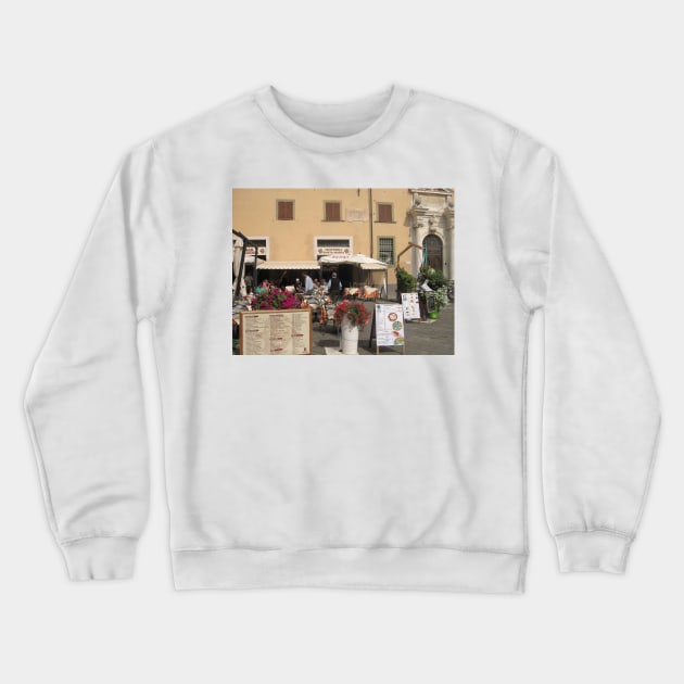 Trattoria Santa Maria Crewneck Sweatshirt by Violaman